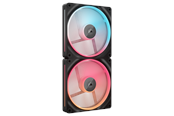 Kotelotuuletin - Corsair iCUE LINK LX140-R 2-pack - Kotelotuuletin - 140mm - Musta RGB LED valolla - 38 dBA - CO-9051052-WW