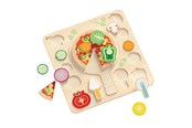 Vauva- ja taaperolelut - Classic World Wooden Shape Puzzle Pizza 22 pcs. - 40066