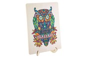 Palapelit - Creative Craft Group Wooden Jigsaw Puzzle Owl 133pcs. Puu - 400082