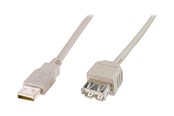 USB kaapelit - DIGITUS ASSMANN - USB extension cable - USB to USB - 1.8 m - AK-300202-018-E