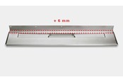 Viemäröinti - Unidrain Drain unit 1004 1200 mm Back flange - Extra deep + 12 mm - 1004.1001
