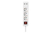 Virtakaapelit (ulkoinen) - Nedis EXSO315UFSWT - power strip - 3680 Watt - EXSO315UFSWT
