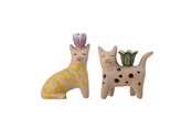 Sisustus - Bloomingville - Set of 2 - Mamie Cat Candlestick (82058194) - 82058194