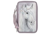 Lisätarvikkeet kouluun - Depesche Miss Melody Triple Pencil Case FANTASY HORSES - 0413126