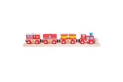 Puulelut - Bigjigs Wooden Fire Train - BJT474