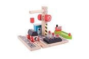 Puulelut - Bigjigs Wooden Rails - Coal Charging Station - BJT257