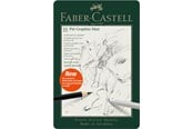 Kirjoitus- ja piirustustarvikkeet - Faber-Castell Set Pitt Graphite Matt tin of 11 - 115220