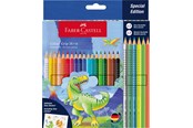 Kirjoitus- ja piirustustarvikkeet - Faber-Castell CP Colour Grip dinosaurus 18+6 - 201546