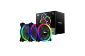 Kotelotuuletin - Darkflash Computer Fan Set ARGB DR12 Pro 3in1 120x120 (black) - Kotelotuuletin - 120mm - musta - 16 dBA - DR12 PRO 3in1