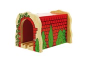 Puulelut - Bigjigs Wooden Rails - Red Tunnel - BJT135