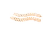 Puulelut - Bigjigs Wooden Rails - Flexible 2 pcs. - BJT164
