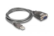Verkkokortit (verkkosovittimet, tulostuspalvelimet jne.) - DeLOCK Adapter USB 2.0 Type-A to 1 x Serial RS-232 D-Sub 9 pin male - 61400