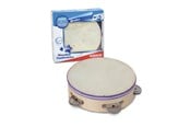 Musiikki - Bontempi Tambourine with wooden edge - 561820