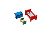 Nukkekoti & tarvikkeet - Pippi furniture set bedroom - 18108