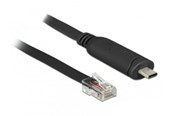Verkkokortit (verkkosovittimet, tulostuspalvelimet jne.) - DeLOCK Serial Adapter - USB-C - RS-232 x 1 - 63912