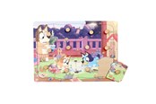 Palapelit - Bluey wooden puzzle with knob - 18156