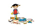 Nuket, pehmolelut ja oheistarvikkeet - Pippi magnetic doll - 18102