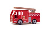 Puulelut - Bigjigs Wooden Fire Truck - JT131