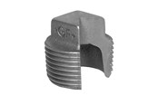Kierteitetyt putkenosat ja liittimet - +GF+ plug black 1/8'' - 770291101