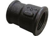 Kierteitetyt putkenosat ja liittimet - +GF+ form sleeve black 1 1/2 - 1/2'' sleeve-sleeve - 770240130