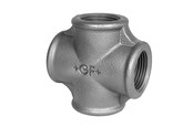 Kierteitetyt putkenosat ja liittimet - +GF+ cross black 1 1/4'' - 770180107