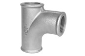 Kierteitetyt putkenosat ja liittimet - +GF+ flow tee 90° galvanized 1 1/4'' - 770131207