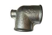 Kierteitetyt putkenosat ja liittimet - +GF+ tee 90° galvanized reduced 2-2-1 1/4'' - 770130295