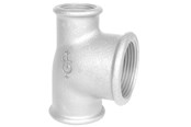 Kierteitetyt putkenosat ja liittimet - +GF+ tee 90° galvanized reduced 1 1/4-1/2-1'' - 770130247