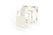 Smart Home - Älykoti - Shelly Wall Switch Adapter - Gira/Merten/Exxact - Shelly_B_A_WS_4_GM