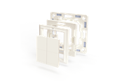 Smart Home - Älykoti - Shelly Wall Switch Adapter - Gira/Merten/Exxact - Shelly_B_A_WS_4_GM