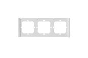 Smart Home - Älykoti - Sonoff Frame for switch M5 80 triple 3-fold M5-3C-80-FW (white) - M5-3C-80-FW