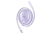 USB kaapelit - Baseus Free2Pull USB-C to iP 20W 1m USB cable (purple) - P10364501511-00