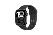 Älykellot, Urheilukellot & Aktiivisuusrannekkeet - Apple Watch Series 10 GPS 42mm - Jet Black Aluminium Case with Black Sport Band - S/M - MWWE3QN/A