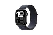 Älykellot, Urheilukellot & Aktiivisuusrannekkeet - Apple Watch Series 10 GPS 42mm - Jet Black Aluminium Case with Ink Sport Loop - MWWG3QN/A