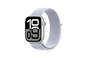Älykellot, Urheilukellot & Aktiivisuusrannekkeet - Apple Watch Series 10 GPS + Cellular 42mm - Silver Aluminium Case with Blue Cloud Sport Loop - MWX53QN/A