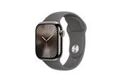 Älykellot, Urheilukellot & Aktiivisuusrannekkeet - Apple Watch Series 10 GPS + Cellular 42mm - Titanium Case with Stone Grey Sport Band - S/M - MWXD3QN/A