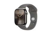 Älykellot, Urheilukellot & Aktiivisuusrannekkeet - Apple Watch Series 10 GPS + Cellular 46mm - Titanium Case with Stone Grey Sport Band - M/L - MWYA3QN/A