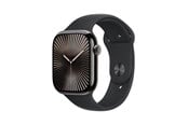 Älykellot, Urheilukellot & Aktiivisuusrannekkeet - Apple Watch Series 10 GPS + Cellular 46mm - Slate Titanium Case with Black Sport Band - S/M - MWYD3QN/A