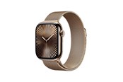 Älykellot, Urheilukellot & Aktiivisuusrannekkeet - Apple Watch Series 10 GPS + Cellular 42mm - Gold Titanium Case with Gold Milanese Loop - MX083QN/A
