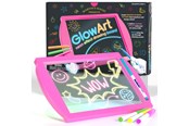 Luovat leikit - Marvins Magic Glow Art - Neon Effect Drawing Board - Pink - MMG009P