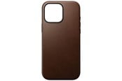 Puhelin - Kannet ja kotelot - Nomad Modern Leather case - Brown - iPhone 16 Pro Max - NM01692485