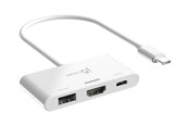 Telakointiasemat - j5create USB-C to 4K HDMI (with 100W PD) - JCA399-N