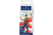 Kirjoitus- ja piirustustarvikkeet - Faber-Castell India ink Pitt Artist Pen Comic 6x - 267196