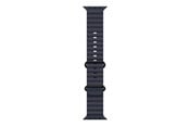 Smartwatch - Lisävarusteet - Apple 49mm Navy Ocean Band - Black Titanium Finish - MYPA3ZM/A