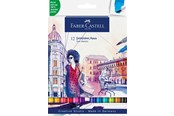 Kirjoitus- ja piirustustarvikkeet - Faber-Castell Gofa Aqua Dual Marker wallet of 12 - 164612