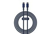 USB kaapelit - Baseus Tungsten Gold USB-C to USB-C cable 100W 2m (blue) - P10319800321-04