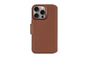 Puhelin - Kannet ja kotelot - Decoded Leather Detachable Wallet for iPhone 16 Pro Tan - D25IPO16PDW5TN