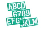 Kirjoituspöytätarvikkeet - Linex - template set - 10 cm - 100411051