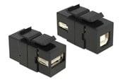 Lisätarvikkeet - DeLOCK Keystone Module USB 2.0 A Female > USB 2.0 B Female - 86370