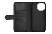 Puhelin - Kannet ja kotelot - Essentials Wallet Black - iPhone 16 Pro Max - 3052325